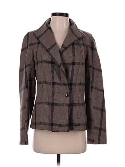 Pre-owned Max Mara Wool Blazer Jacket In Tan