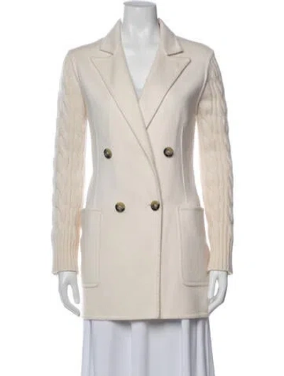 Pre-owned Max Mara Wool Blazer In Neutral