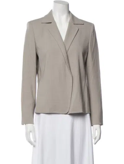 Pre-owned Max Mara Wool Blazer In Neutrals
