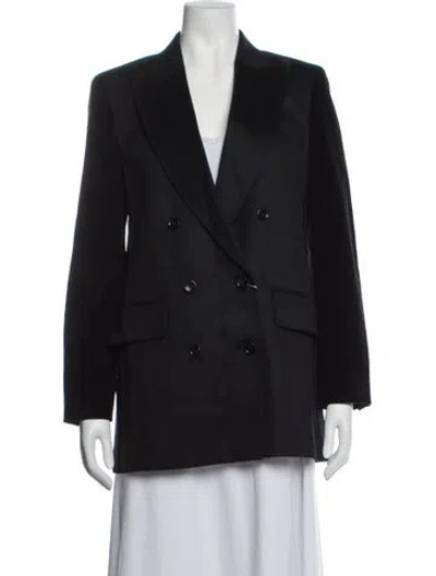 Pre-owned Max Mara Wool Blazer W/ Tags In Blue