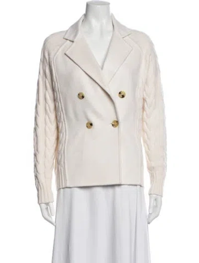 Pre-owned Max Mara Wool Blazer W/ Tags In Neutrals