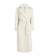Max Mara White Alpaca Fragore Orsetto Biver Coat In White