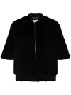 Max Mara Wool Blend Clothing Jackets In Black