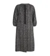 Max Mara Embroidered Wool Blend Coat With Jewel Embellishments In Black