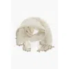 Max Mara Wool Blend Fumana Scarf With Embroidery