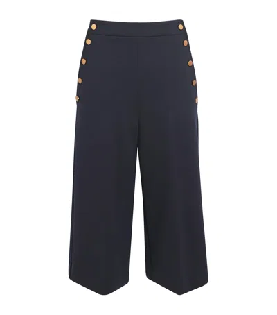 MAX MARA WOOL-BLEND JERSEY BERMUDA SHORTS