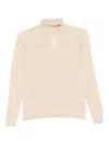 Max Mara Long-sleeved Sweater In Pink