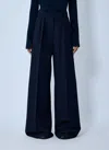 Max Mara Wool-blend Pants In Blue