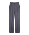 Max Mara Wool-blend Trousers In Gray