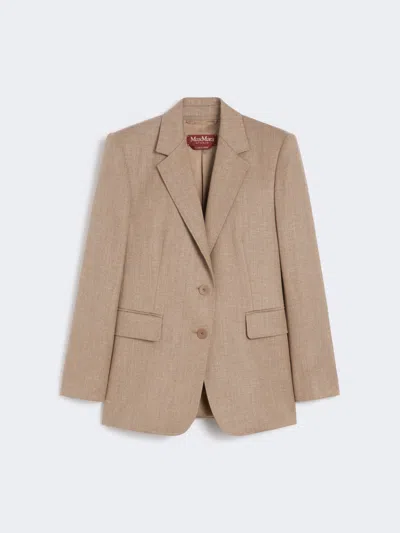 MAX MARA WOOL-BLEND TWILL BLAZER