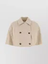Max Mara Beige Wool Blend Volume Coat