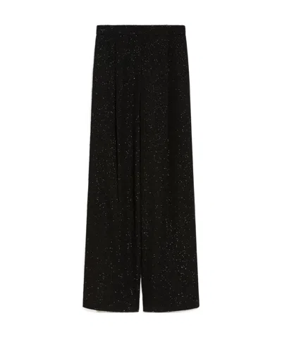 MAX MARA MAX MARA SEQUIN EMBELLISHED STRAIGHT LEG PANTS