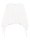Max Mara Wool Blouse In White