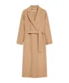 Max Mara Wool Broadcloth Midi Coat - Camel In Brown