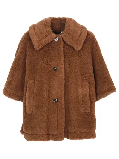 MAX MARA MAX MARA WOOL BUTTONED CAPE