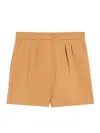 Max Mara Maxmara Women Wool Canvas Shorts
