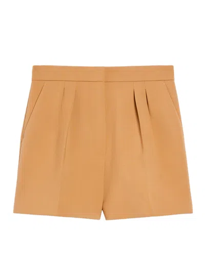 Max Mara Wool Canvas Shorts