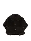 Max Mara Wool Cape In Brown