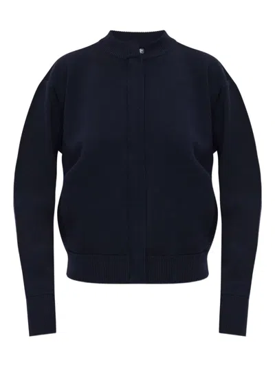 Max Mara Wool Cardigan In Black