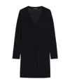 Max Mara Wool Cardigan In Black
