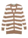 Max Mara Wool Cardigan In Brown