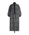 Max Mara Silk, Mohair And Wool Tweed Cardigan Coat In Black