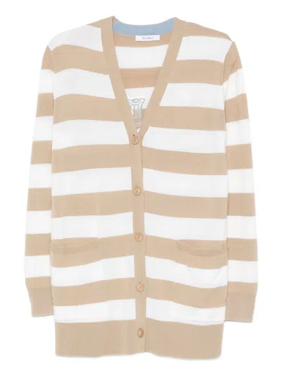 Max Mara Wool Cardigan In Sand