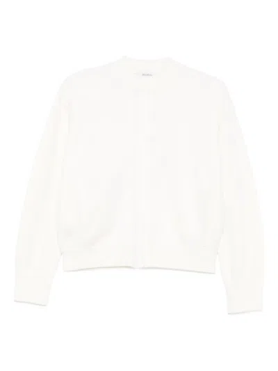 Max Mara Wool Cardigan In White