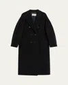 Max Mara Lady Virgin Wool And Cashmere Coat In Black