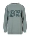Max Mara Wool-cashmere Blend Jumper In Gray