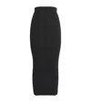 Max Mara Wool-cashmere-blend Maxi Skirt In Black