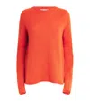 Max Mara Wool-cashmere-blend Sweater In Orange