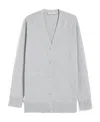 Max Mara Jane Wool And Cashmere Cardigan In White