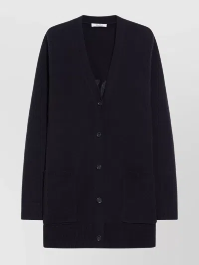 MAX MARA WOOL CASHMERE CARDIGAN SEQUINS