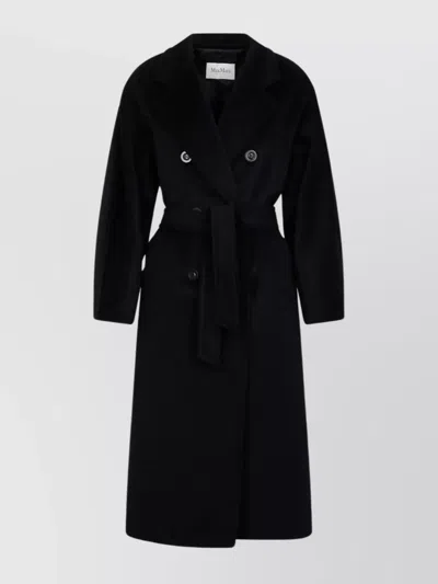 MAX MARA WOOL CASHMERE DOUBLE BREASTED LONG COAT