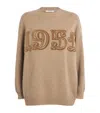 Max Mara Wool-and-cashmere-blend Sweater In Beige