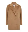 Max Mara 101801 Short Icon Coat In Camel Color In Nude