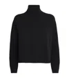 Max Mara Wool-cashmere Rollneck Sweater In Black
