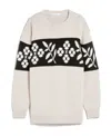 Max Mara Wool Cashmere Round Neck Sweater In Nude