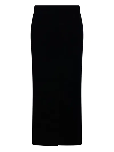 Max Mara Wool-cashmere Skirt In Multi