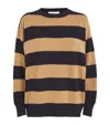 MAX MARA WOOL-CASHMERE STRIPED SWEATER