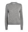 Shop Max Mara Wool-cashmere Sweater In Grey