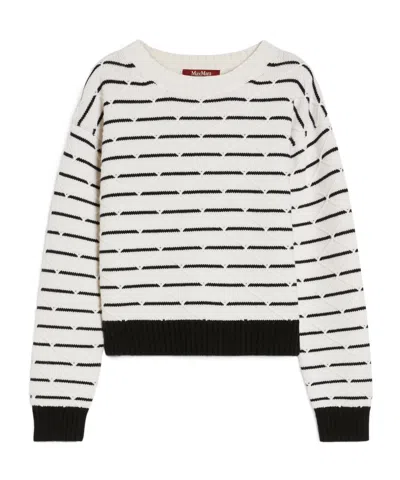 MAX MARA BOXY-FIT WOOL AND CASHMERE SWEATER