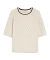 Max Mara Wool Cashmere Sweater In White