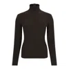 Max Mara Wool-cashmere Verde Muschio Sweater In Black