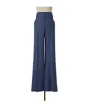 Max Mara Wool Casual Pants In Blue
