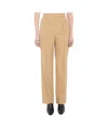 Max Mara Wool Casual Pants In Nude