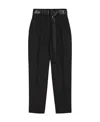 Max Mara Wool Casual Trousers In Black