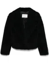 Max Mara Wool Coat In Black
