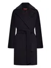 Max Mara Studio Scire Coat In Black